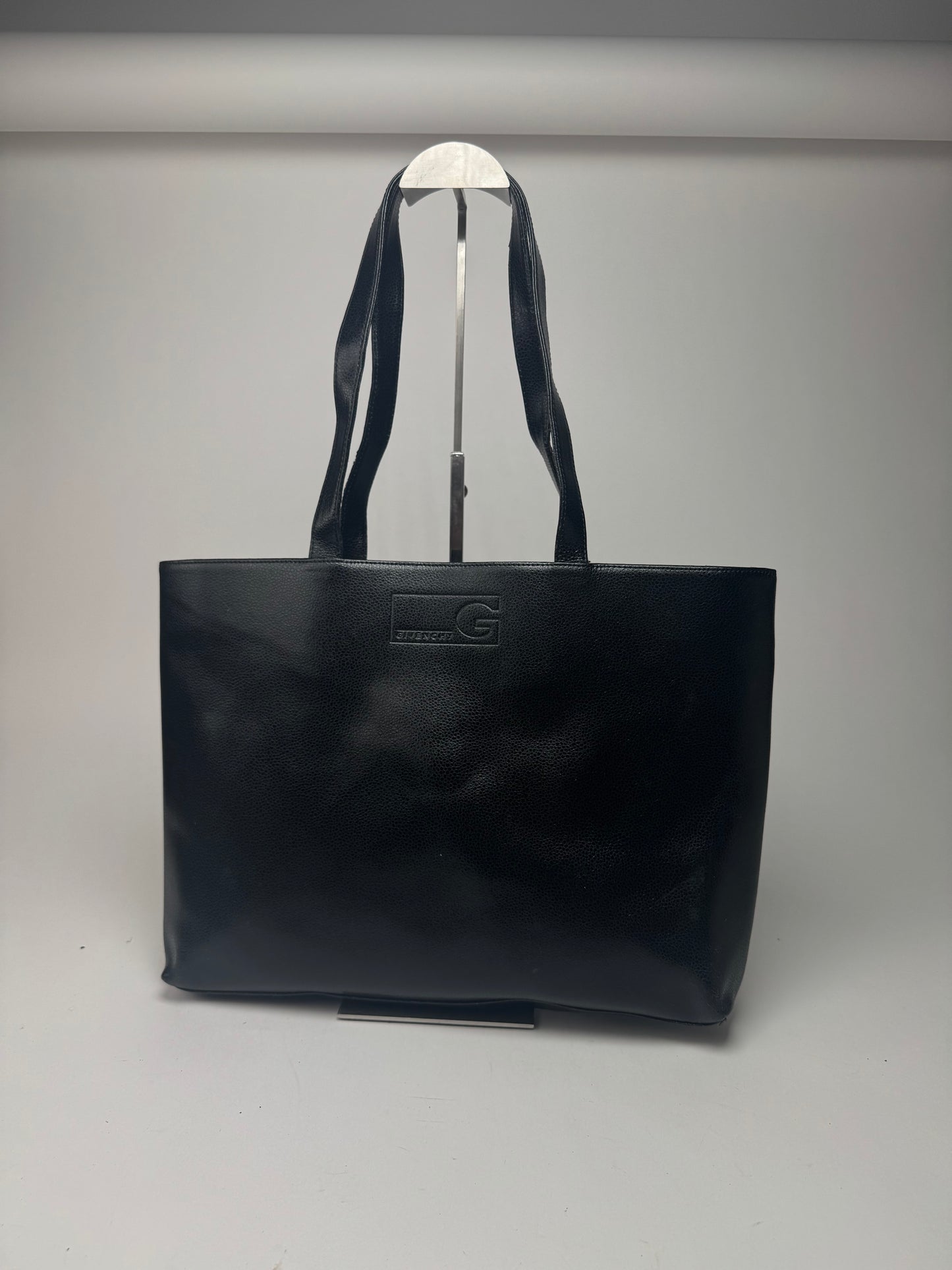 Vintage Givenchy Leather Shopper black