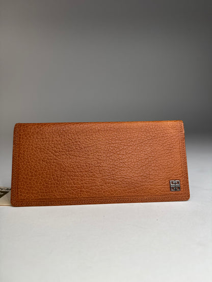 Vintage Givenchy Leather Card Holder ID Holder Brown