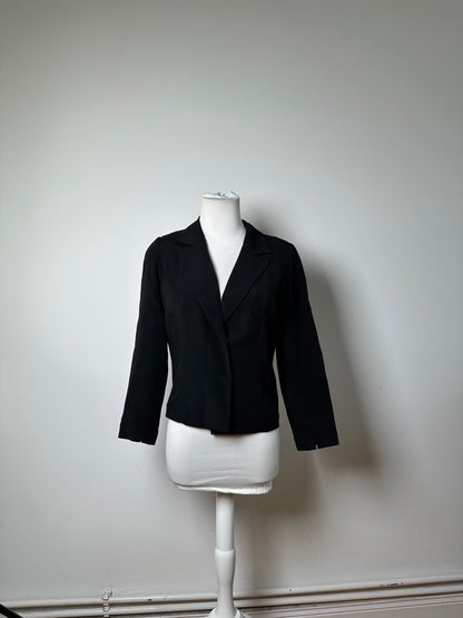 Vintage Loewe Silk Blend Blazer Black S