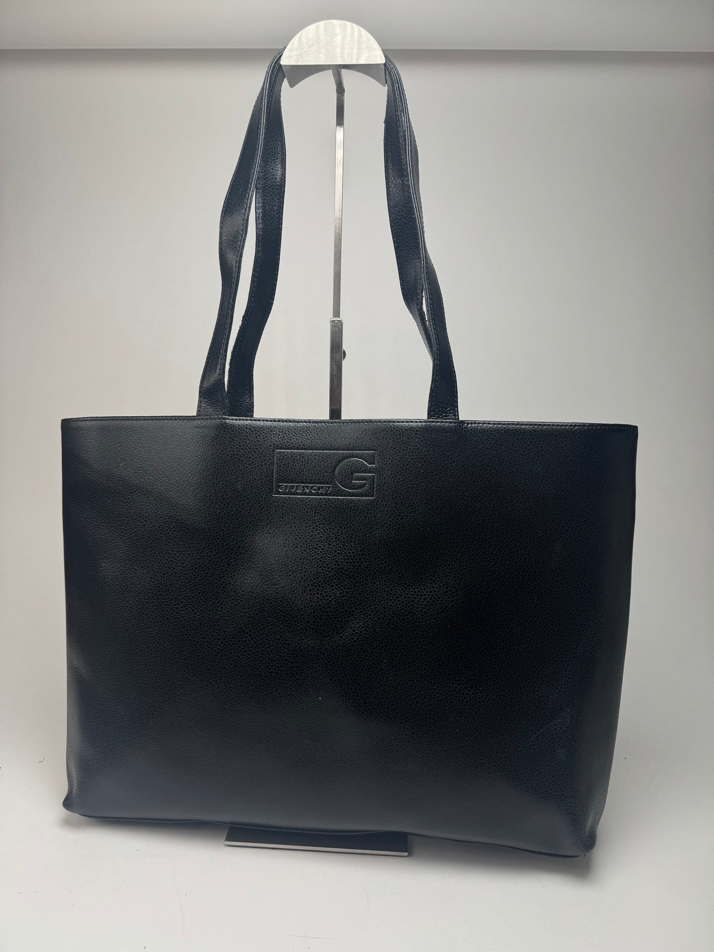Vintage Givenchy Leather Shopper black