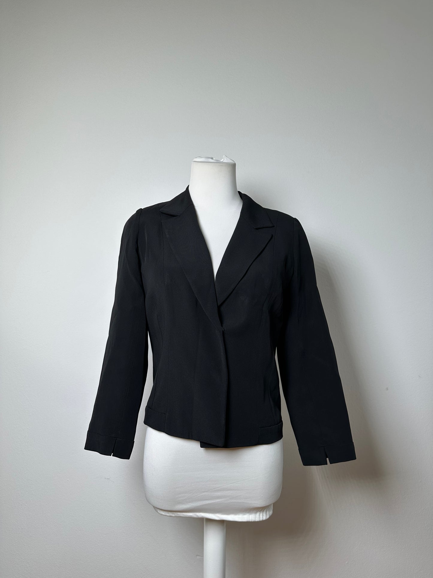 Vintage Loewe Silk Blend Blazer Black S
