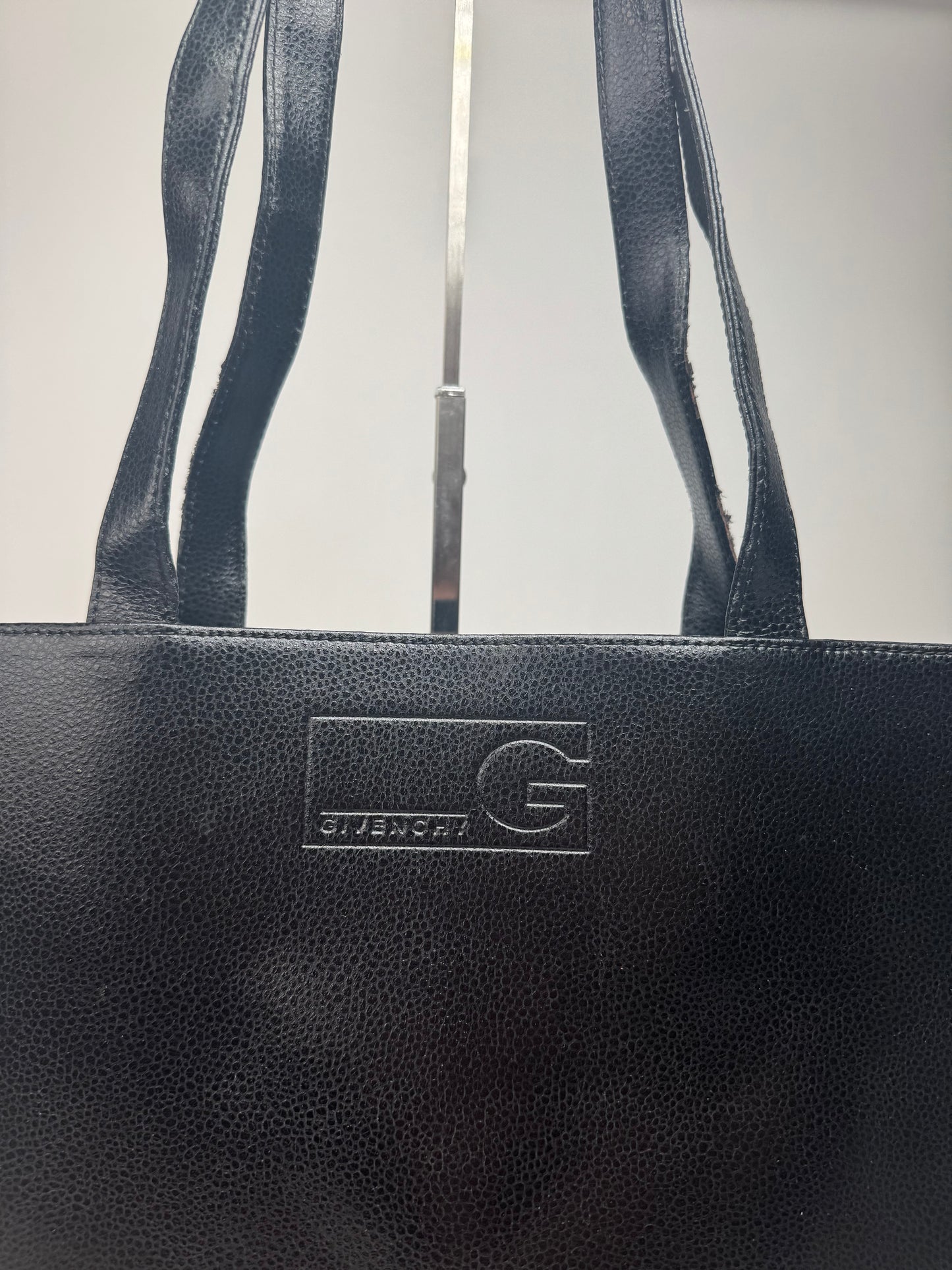 Vintage Givenchy Leather Shopper black