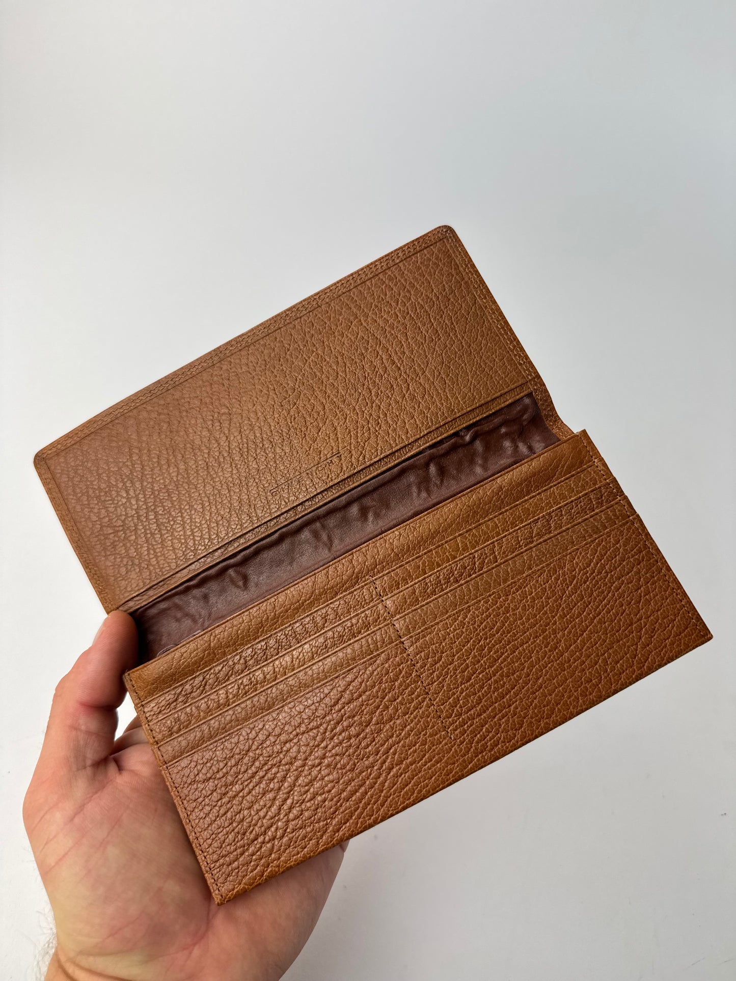 Vintage Givenchy Leather Card Holder ID Holder Brown
