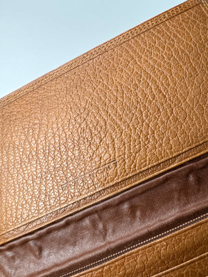 Vintage Givenchy Leather Card Holder ID Holder Brown
