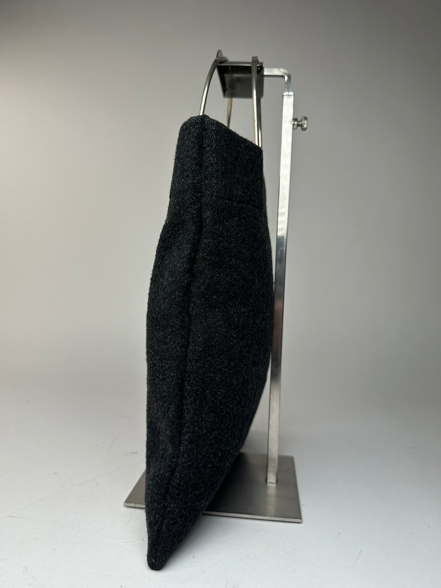 Vintage Courreges Wool Handbag Black