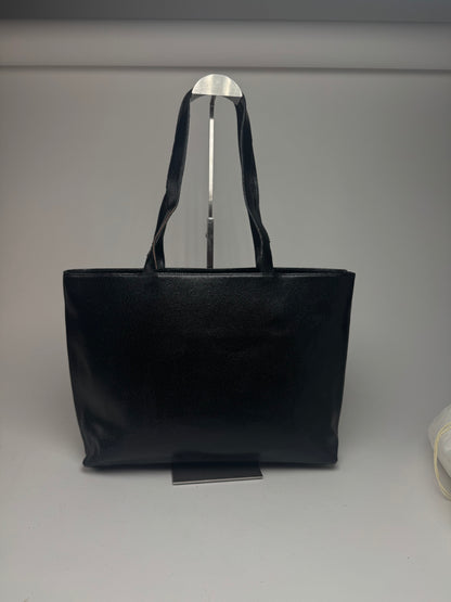 Vintage Givenchy Leather Shopper black