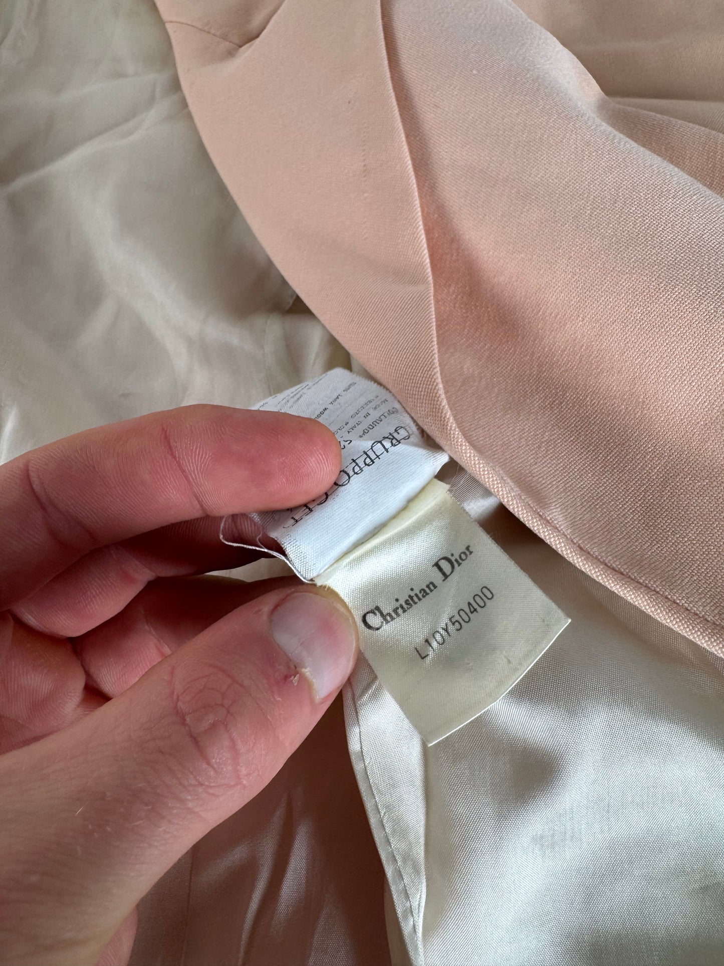 Vintage Dior Blazer/Trenchcoat M Rose