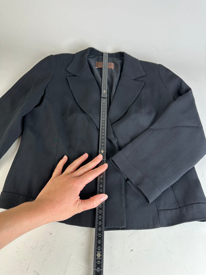 Vintage Loewe Silk Blend Blazer Black S