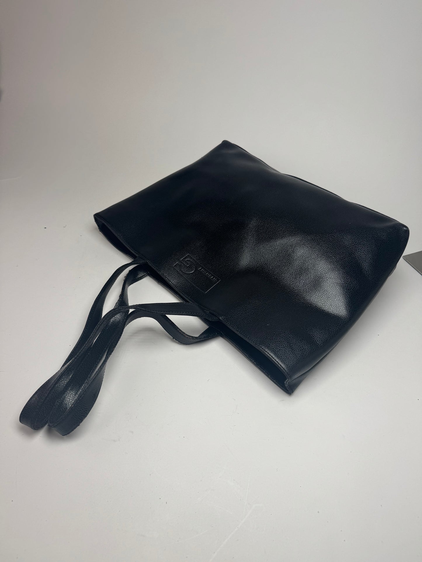 Vintage Givenchy Leather Shopper black