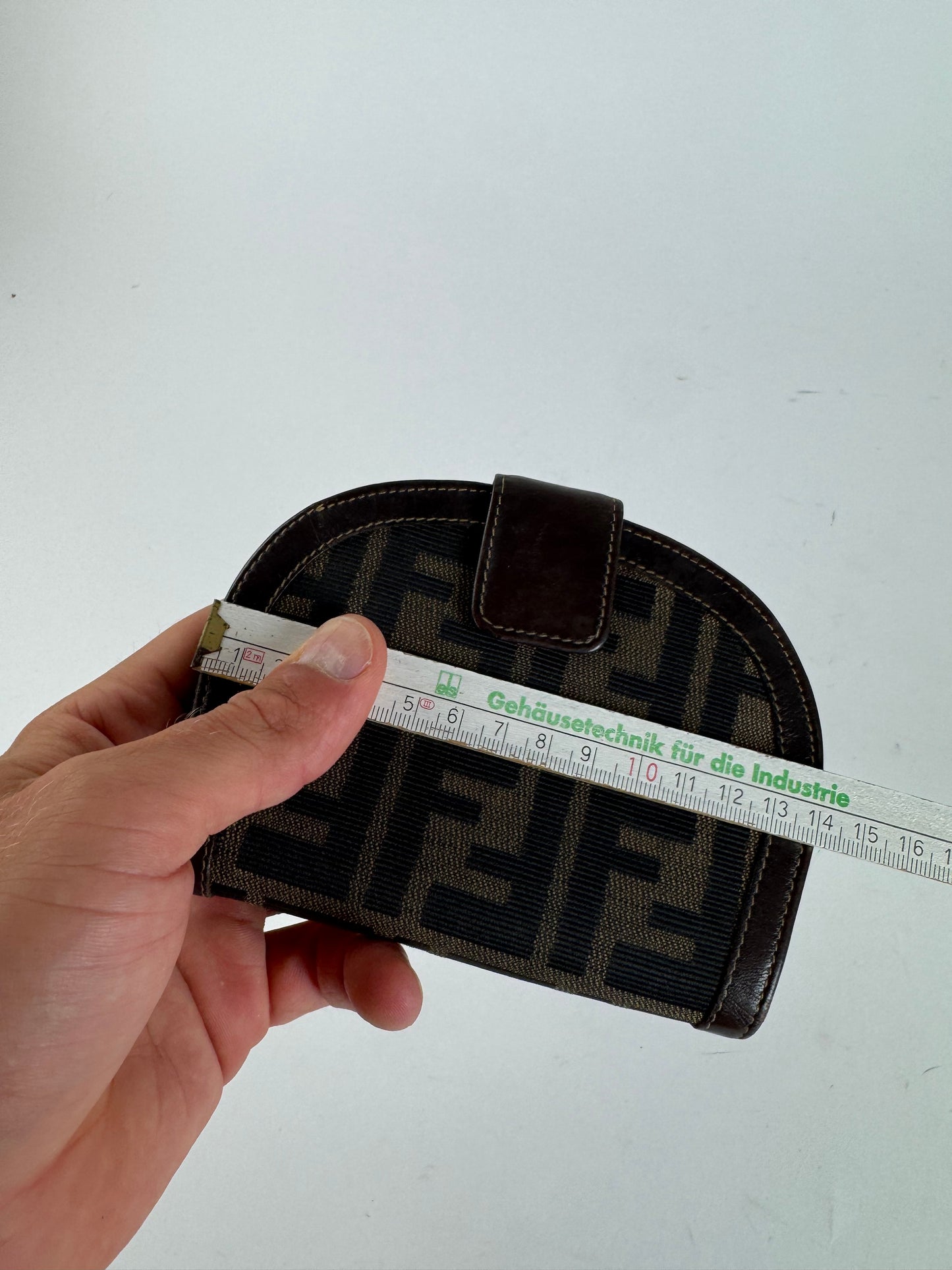 Vintage Fendi Monogram Wallet Brown