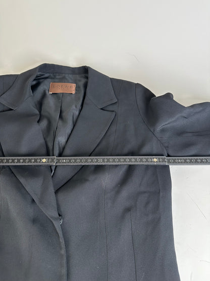 Vintage Loewe Silk Blend Blazer Black S