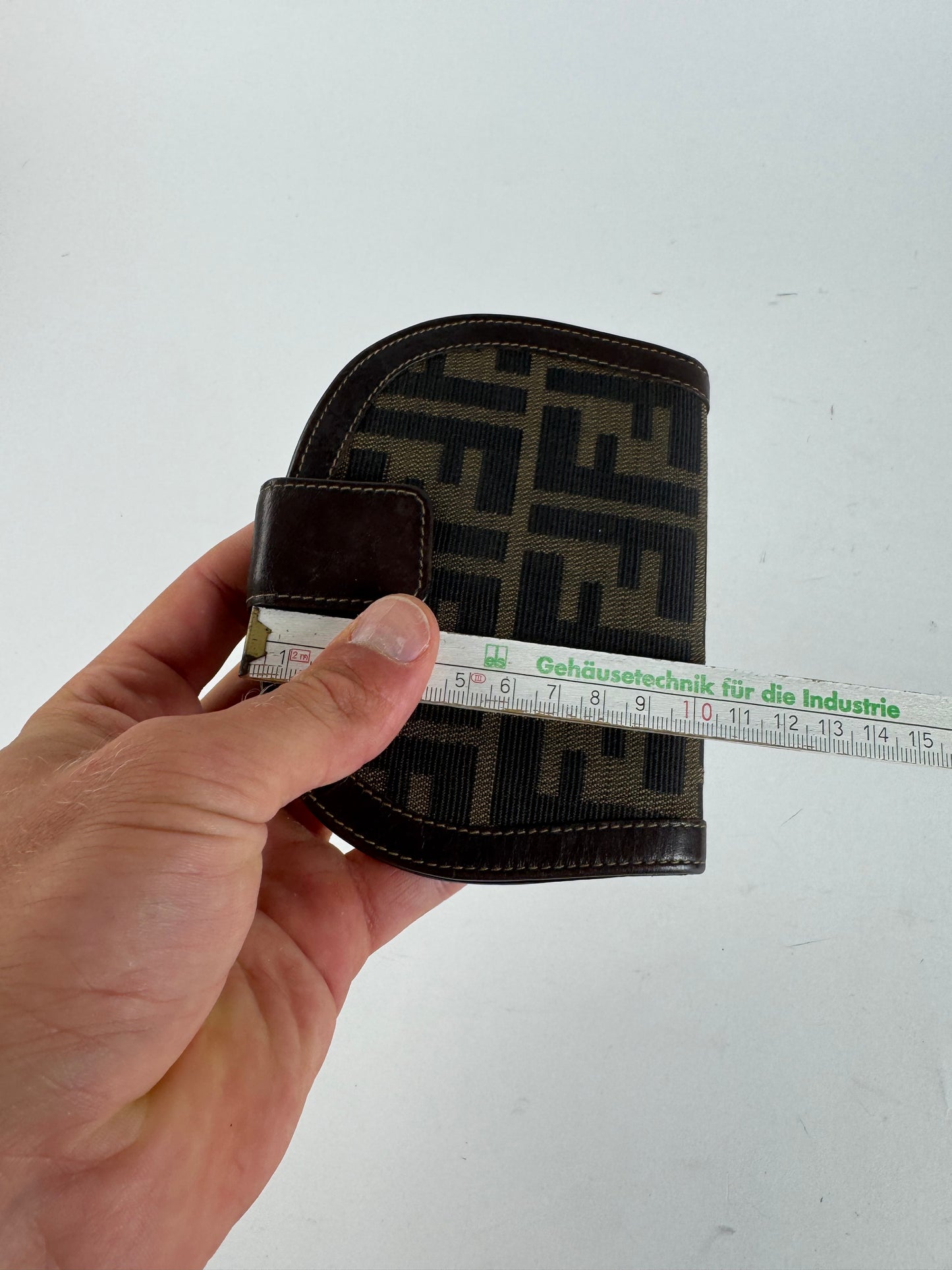 Vintage Fendi Monogram Wallet Brown