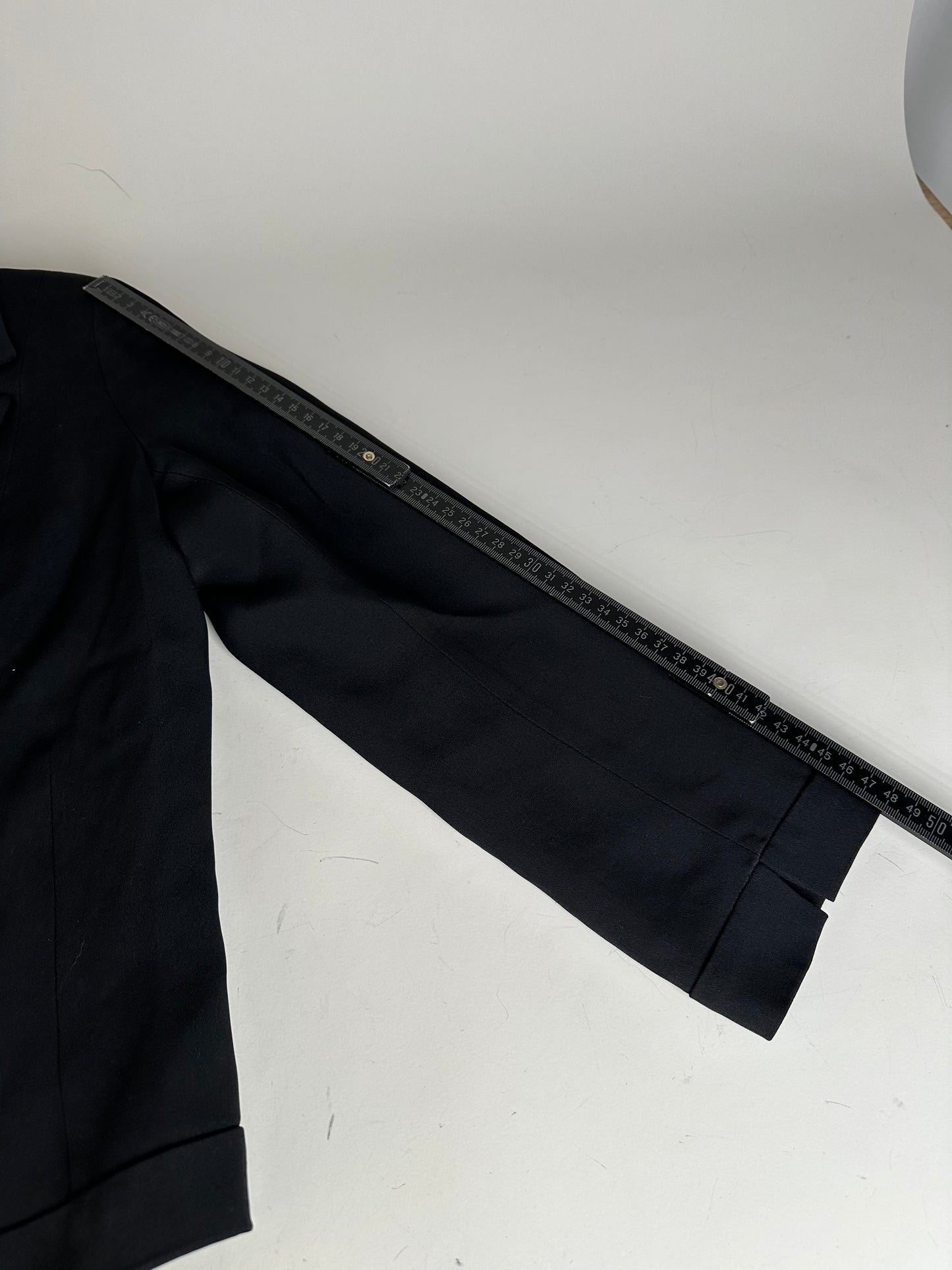 Vintage Loewe Silk Blend Blazer Black S