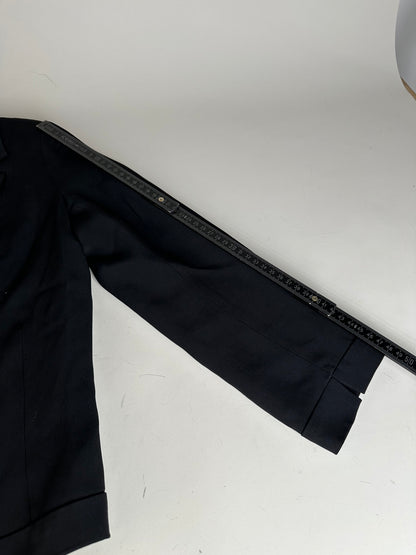 Vintage Loewe Silk Blend Blazer Black S