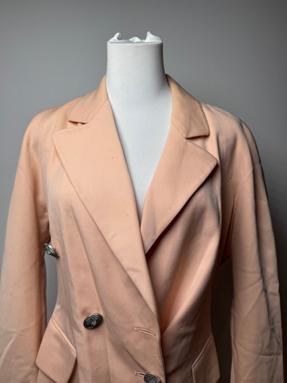 Vintage Dior Blazer/Trenchcoat M Rose