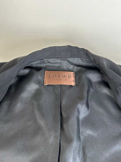 Vintage Loewe Silk Blend Blazer Black S