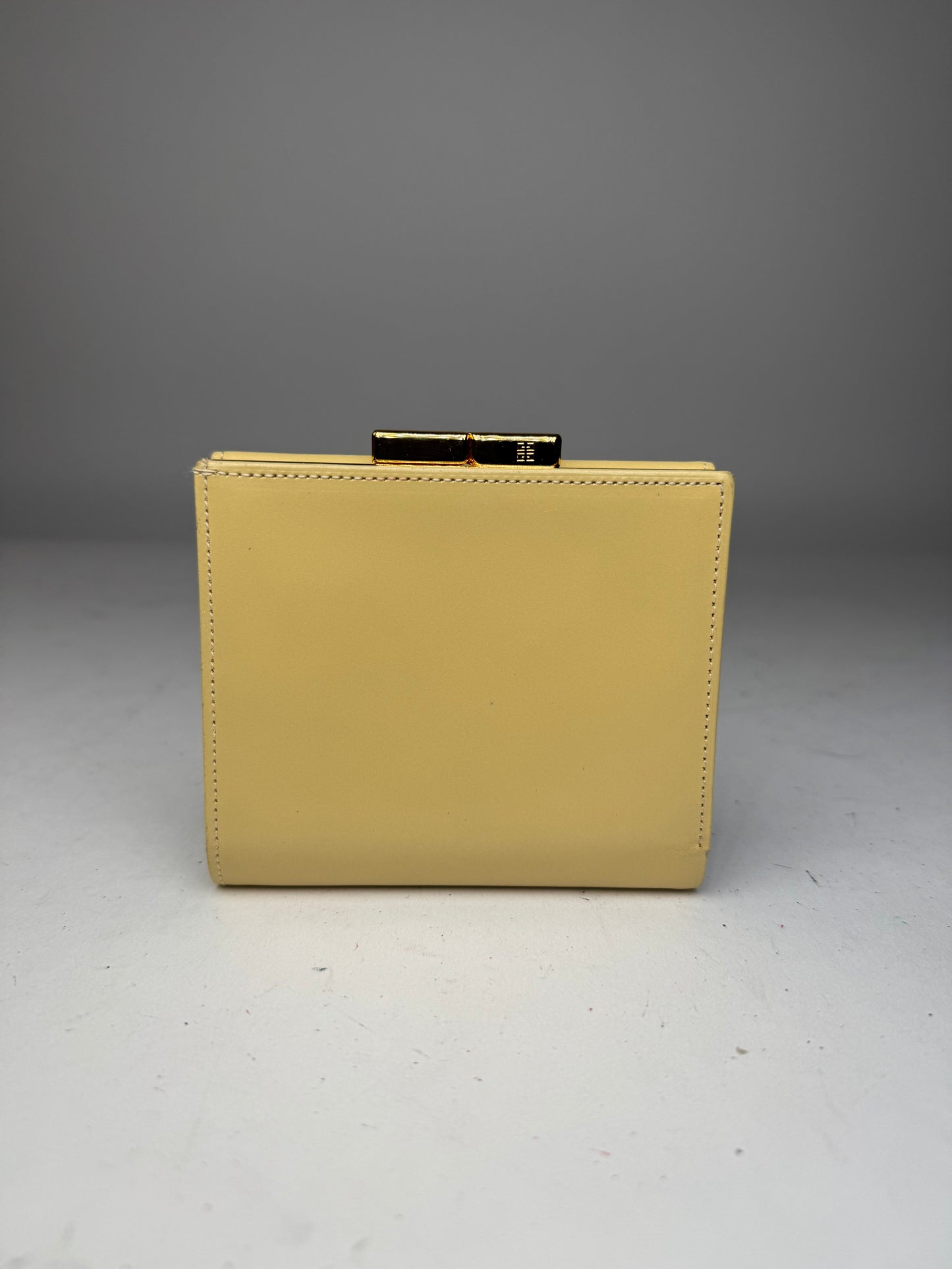 Vintage Givenchy Leather Wallet Cream