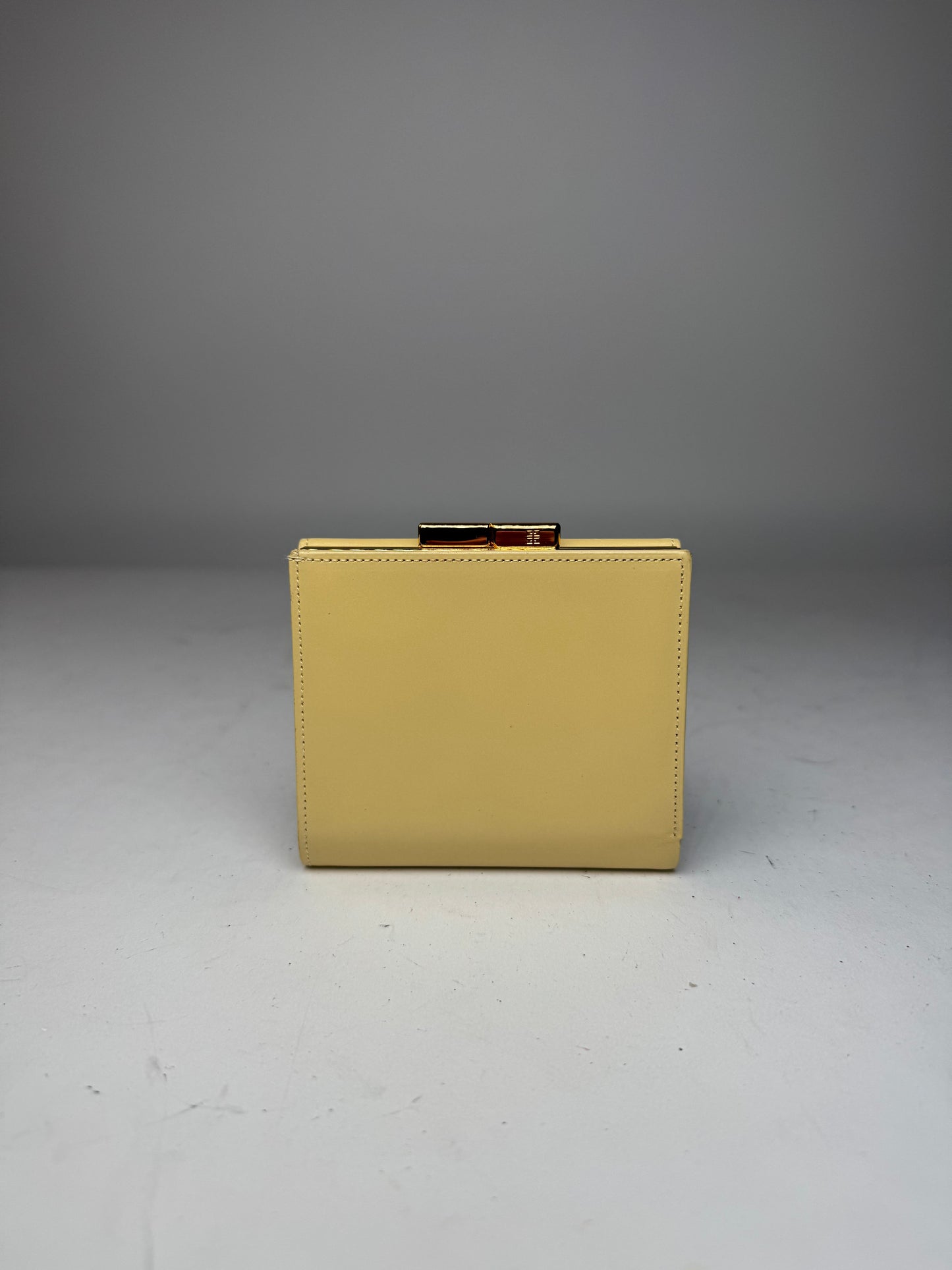 Vintage Givenchy Leather Wallet Cream