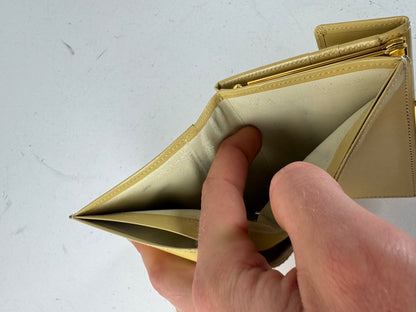 Vintage Givenchy Leather Wallet Cream