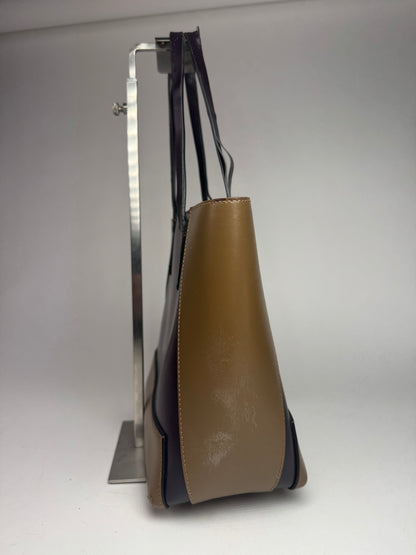 Vintage Marni Leather Bag purple khaki