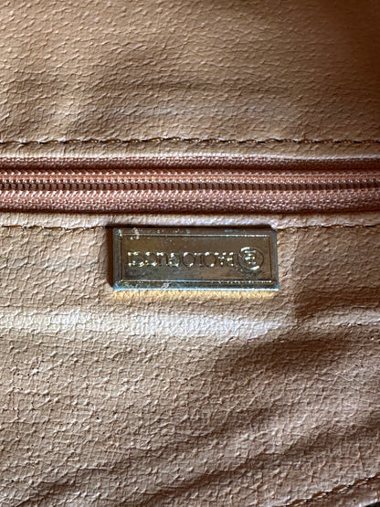 Vintage Gucci Leather Shoulder Bag Tan Gold