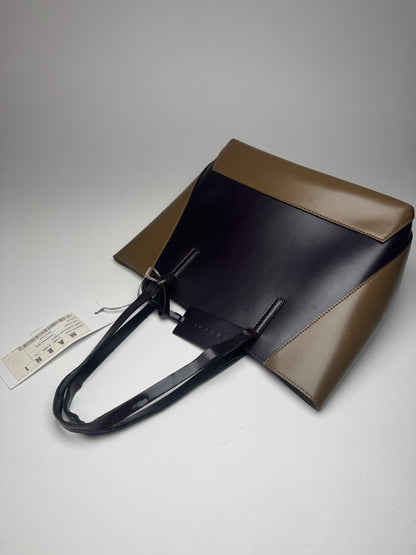 Vintage Marni Leather Bag purple khaki