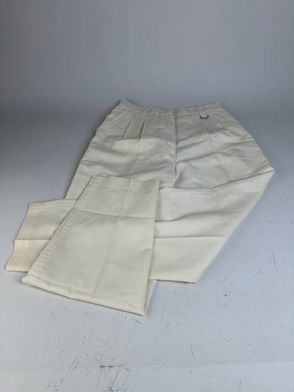 Vintage Dior Wool Pants Cream S