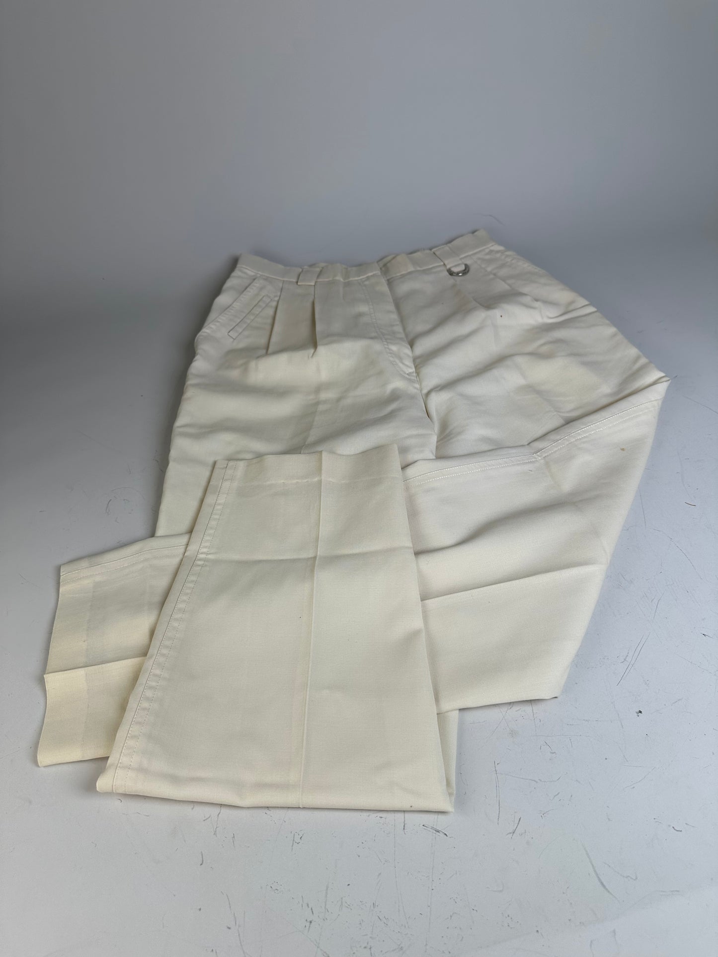 Vintage Dior Wool Pants Cream S