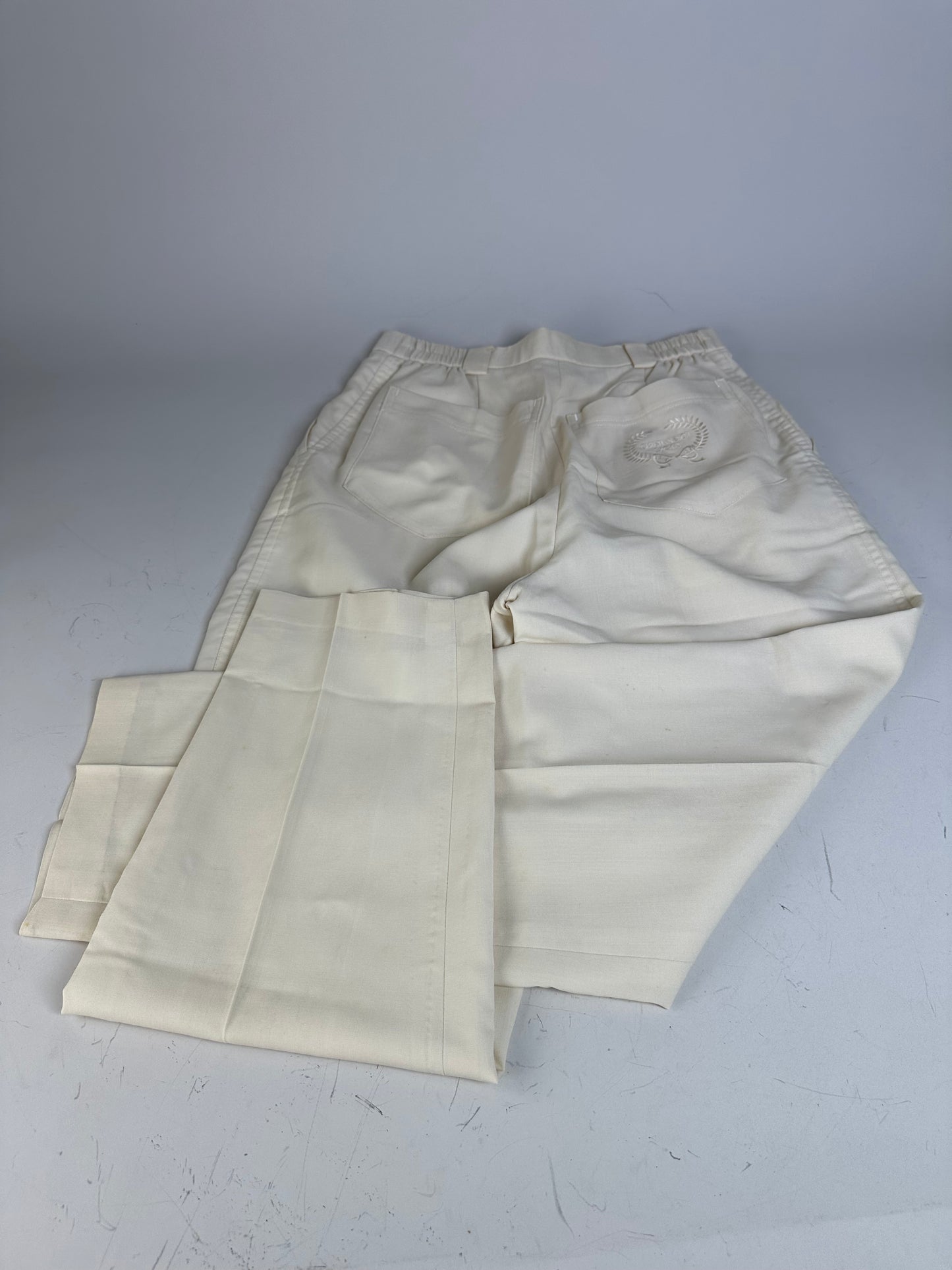 Vintage Dior Wool Pants Cream S