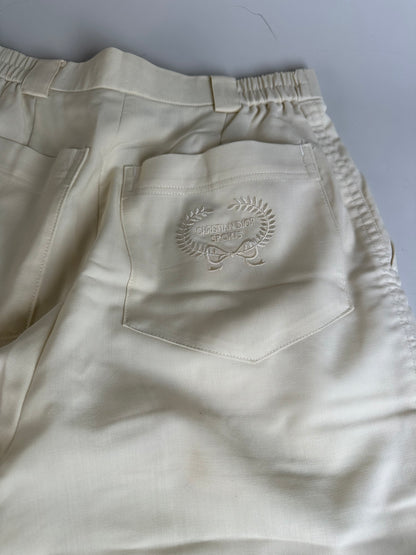Vintage Dior Wool Pants Cream S