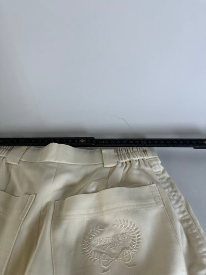 Vintage Dior Wool Pants Cream S