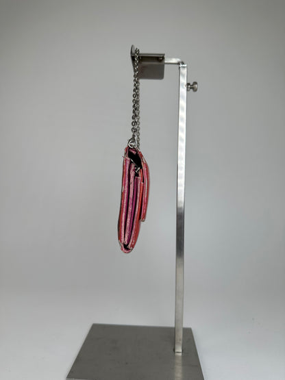 Vintage Dior Diorissimo Monogram Patent Leather Mini Chain Bag Red