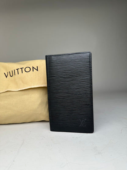 Vintage Louis Vuitton Epi Leather Wallet Black