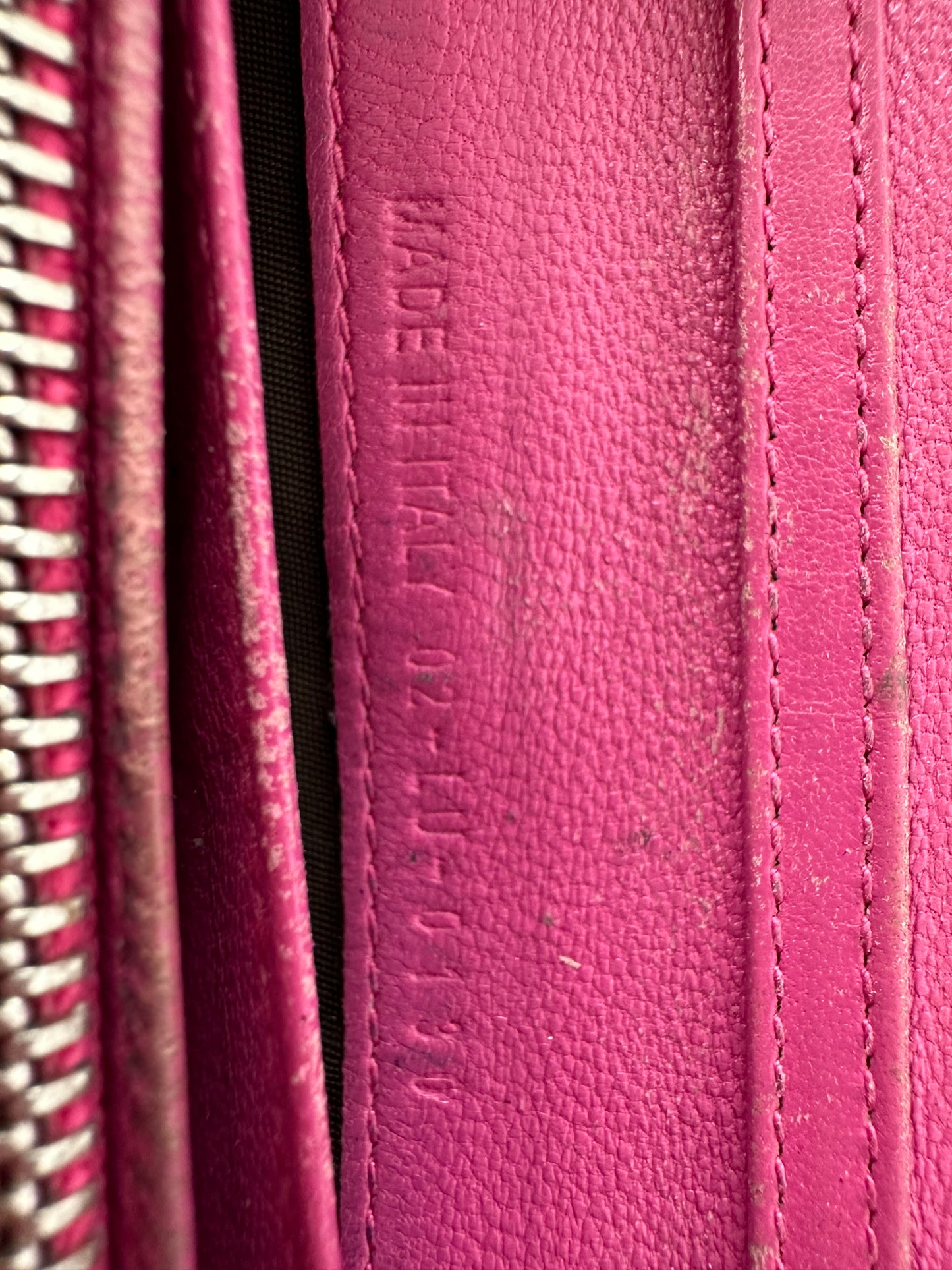 Vintage Dior Diorissimo Monogram Patent Leather Mini Chain Bag Red