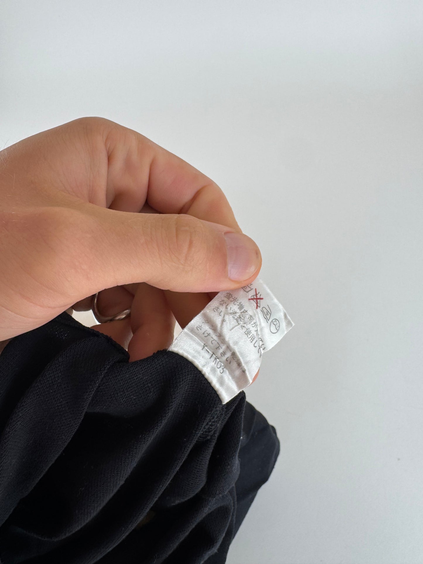 Vintage Dior Mens Polo Shirt L Black white