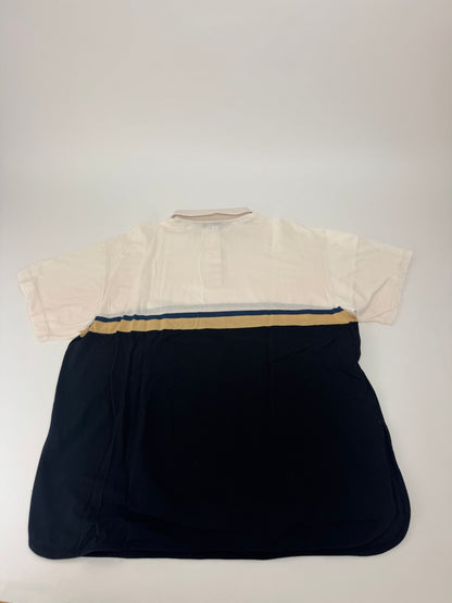 Vintage Dior Mens Polo Shirt L Black white