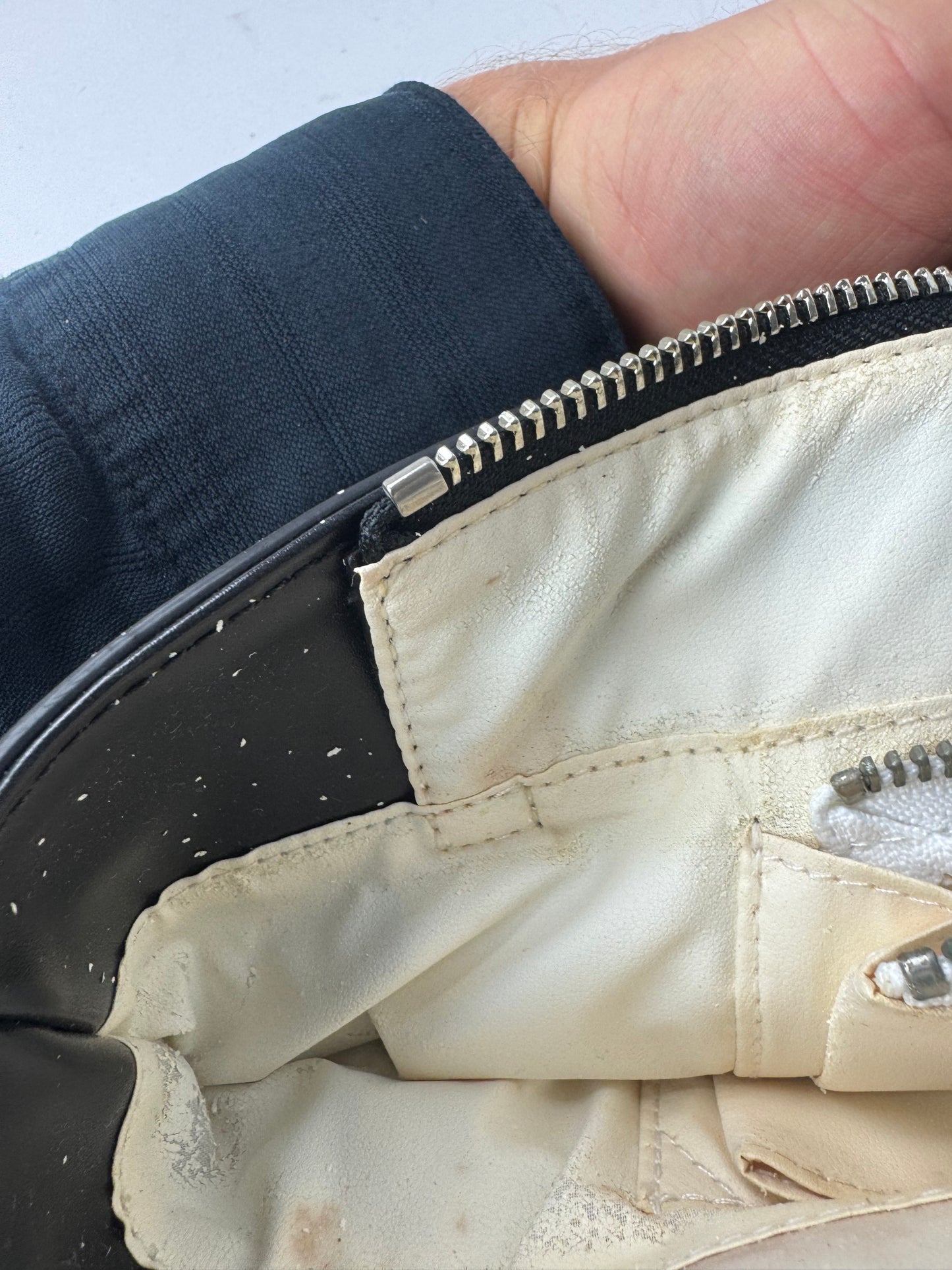 Vintage Courreges Leather Bag Black