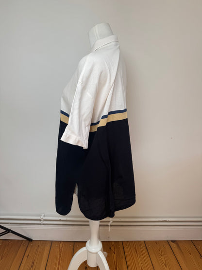 Vintage Dior Mens Polo Shirt L Black white