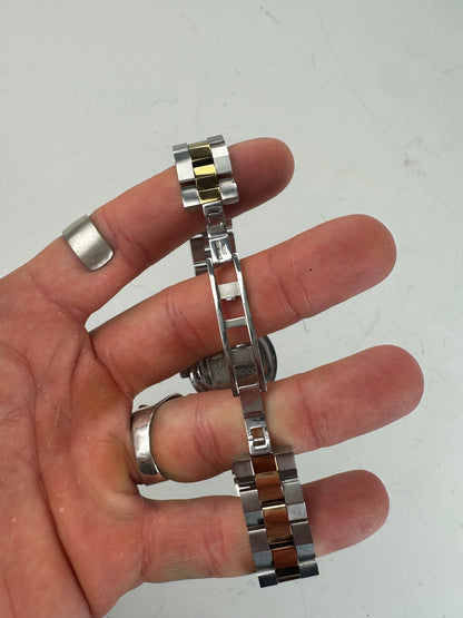 Vintage Vivienne Westwood Bi-Colour Bracelet Watch Silver Gold