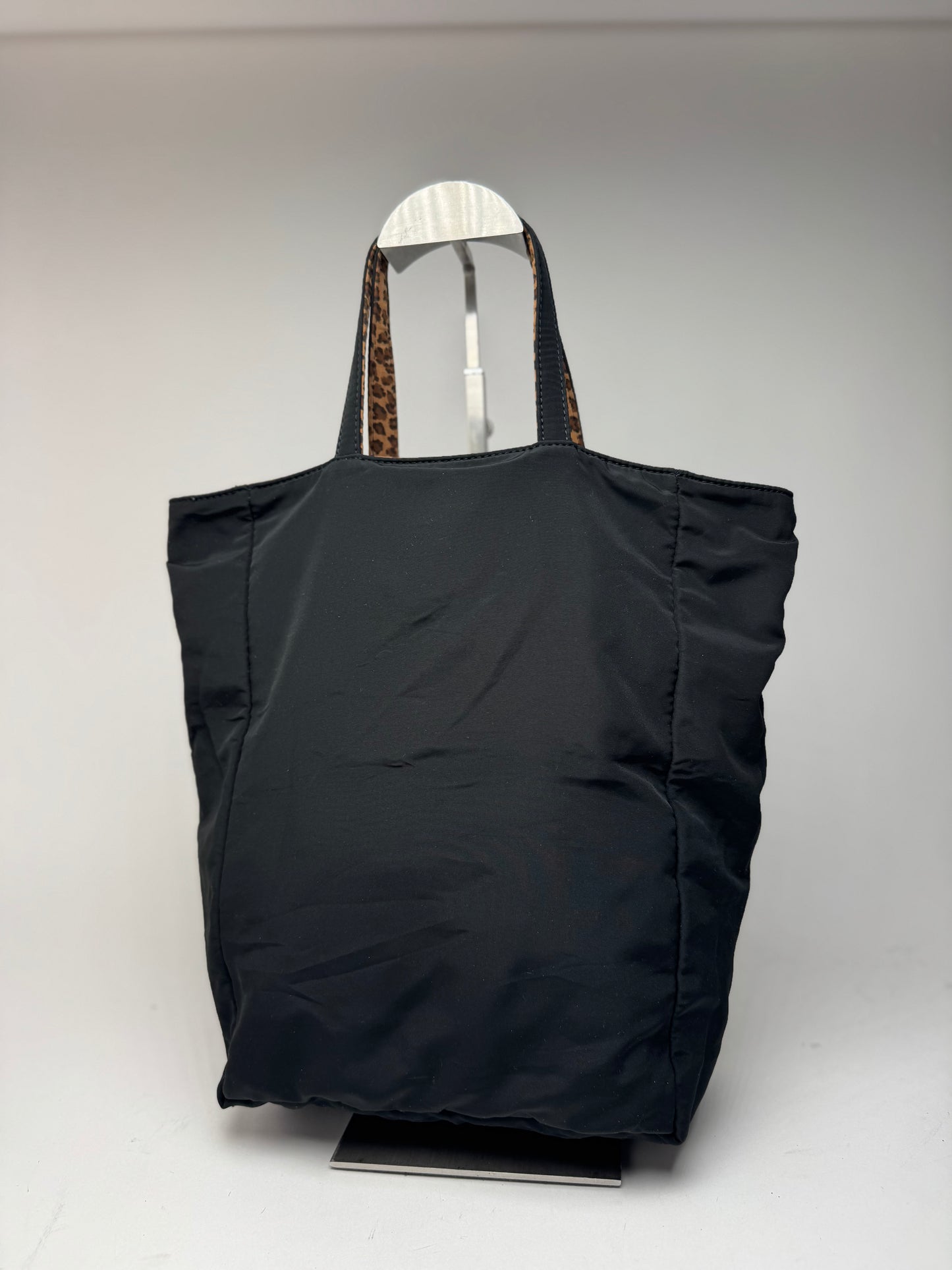 Vintage bottega Veneta Reversible shopper black brown Leo