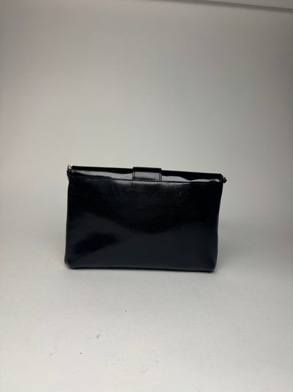 Vintage Givenchy 4G Patent leather bag black