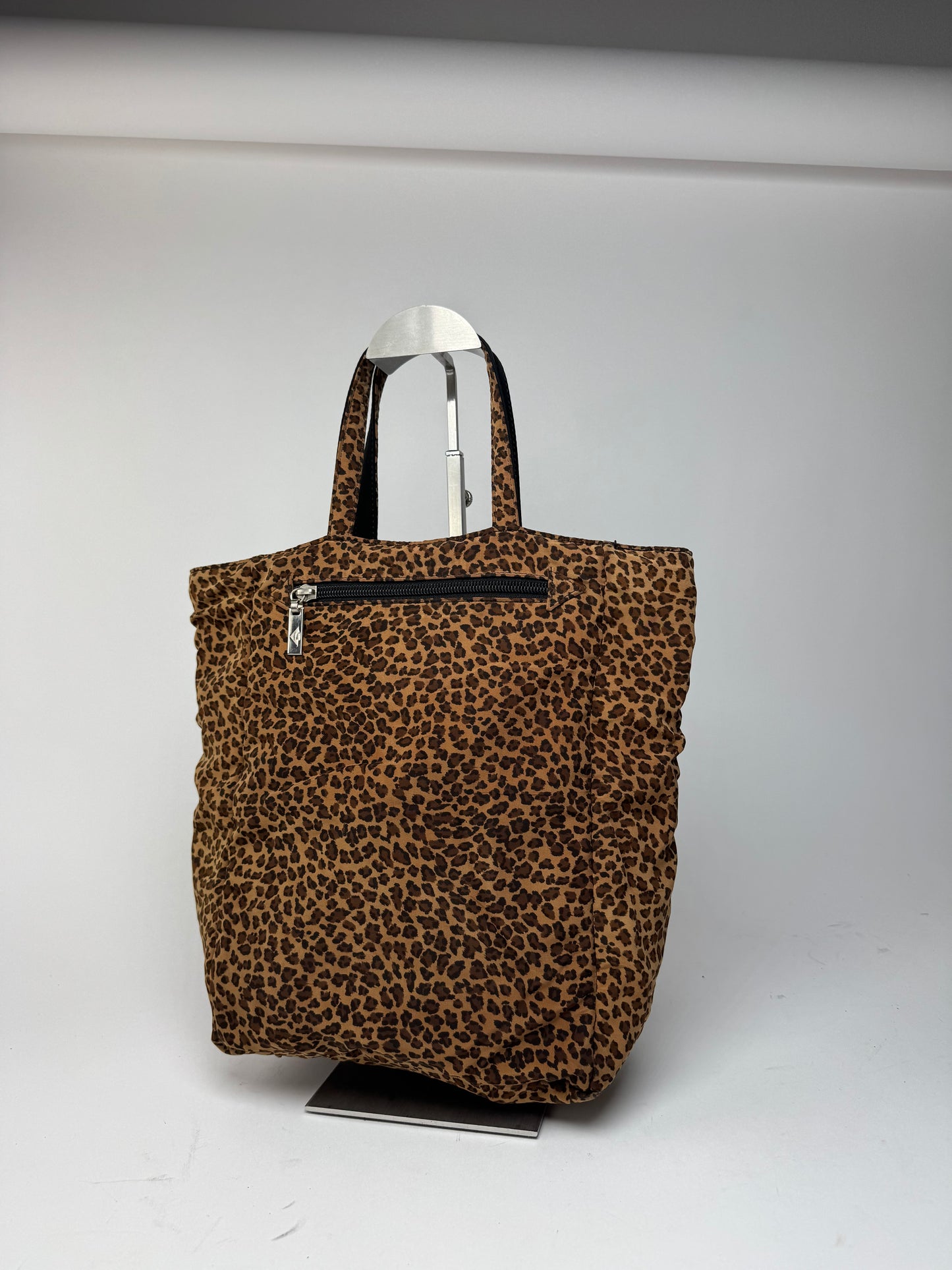 Vintage bottega Veneta Reversible shopper black brown Leo