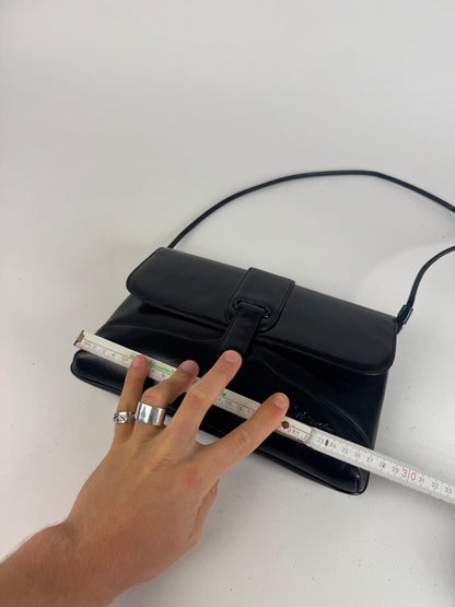 Vintage Givenchy 4G Patent leather bag black