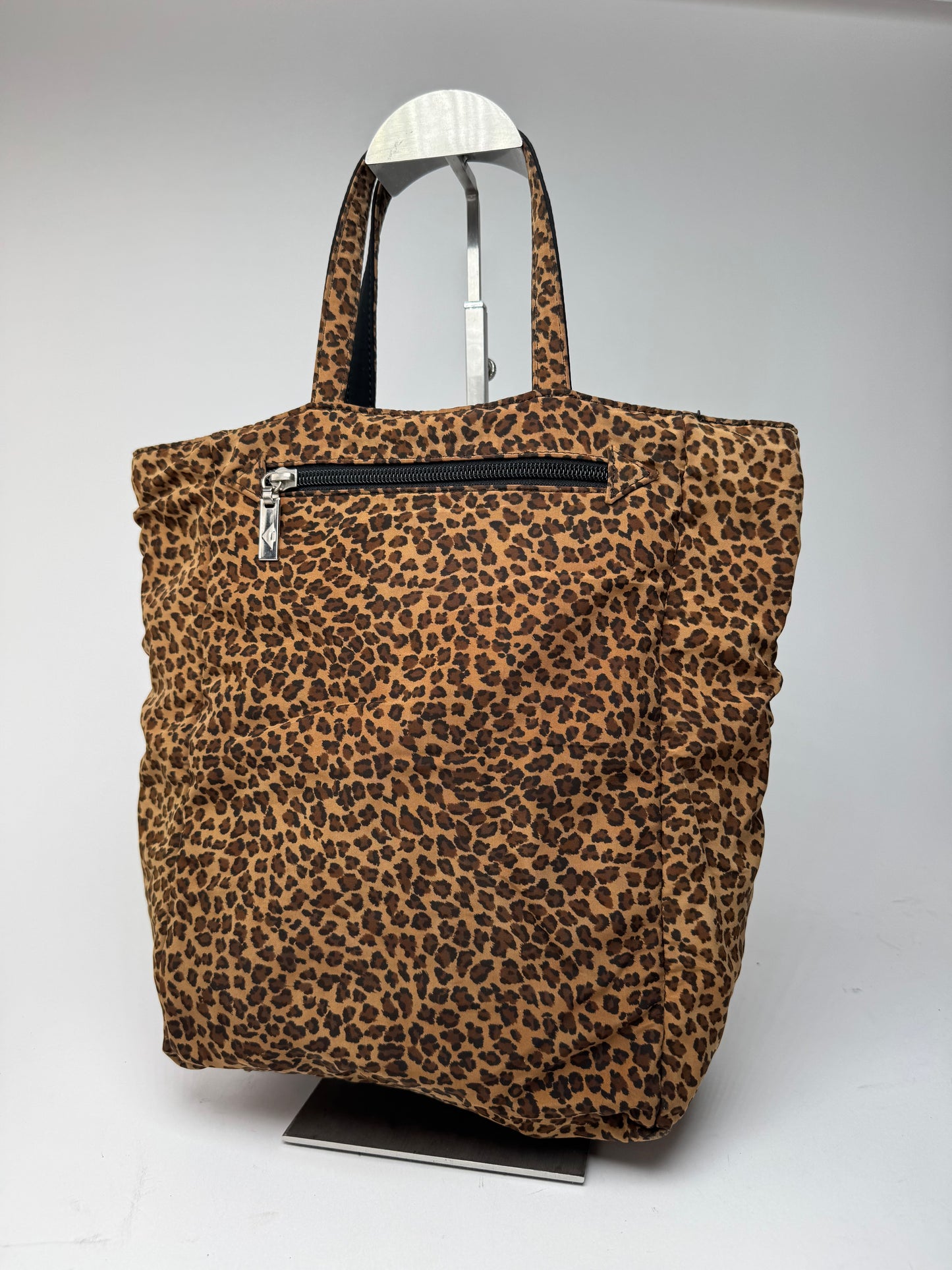 Vintage bottega Veneta Reversible shopper black brown Leo