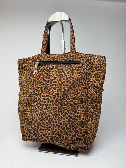 Vintage bottega Veneta Reversible shopper black brown Leo