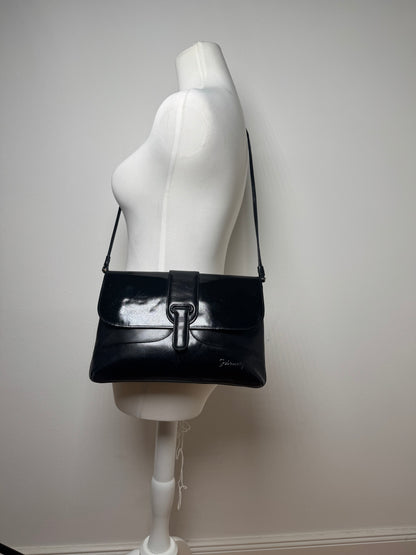 Vintage Givenchy 4G Patent leather bag black