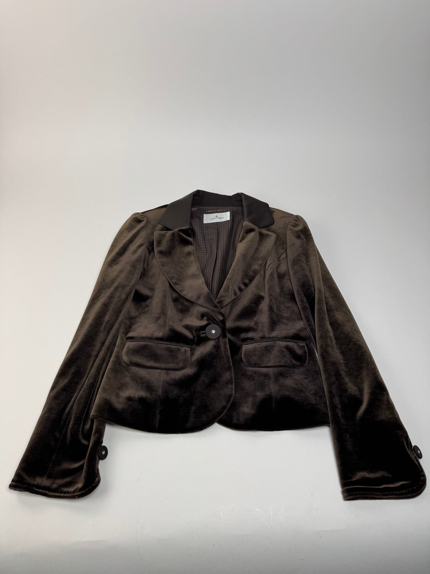 Vintage Courreges Velvet Blazer brown 40/L