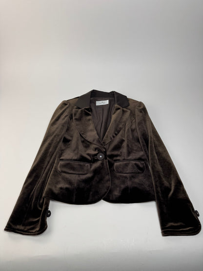 Vintage Courreges Velvet Blazer brown 40/L