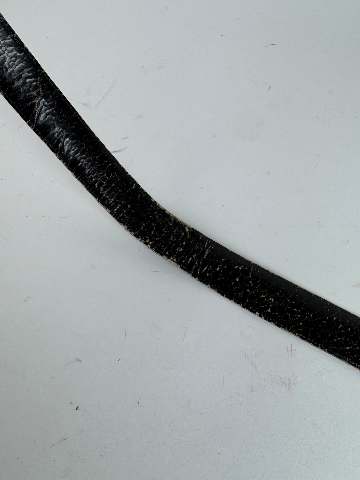 Vintage Celine Paris Crocodile Leather belt brown