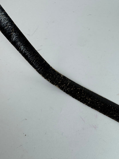 Vintage Celine Paris Crocodile Leather belt brown